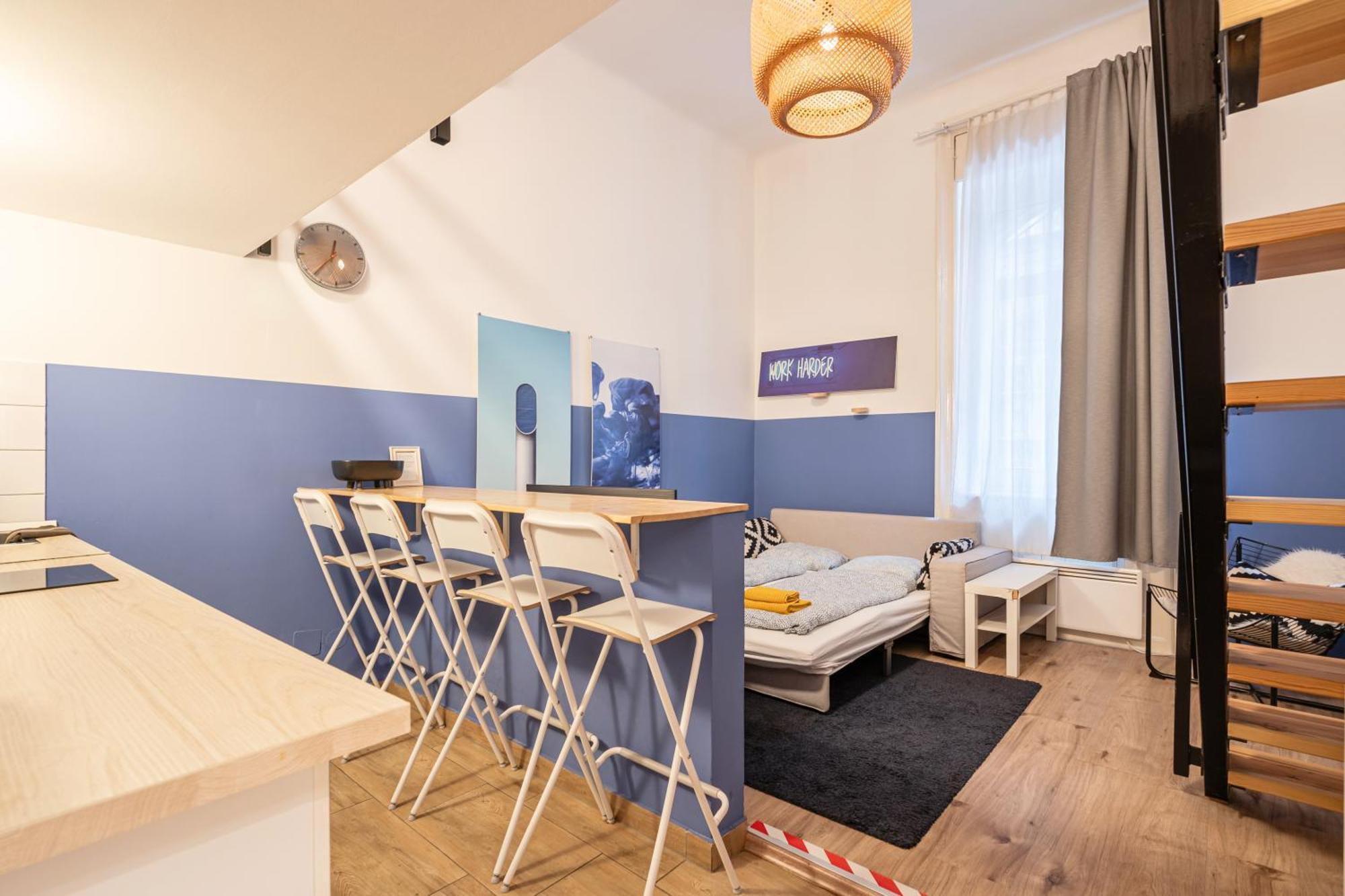 Cosy Studio In Central Party District W41 Blue Budapest Eksteriør bilde